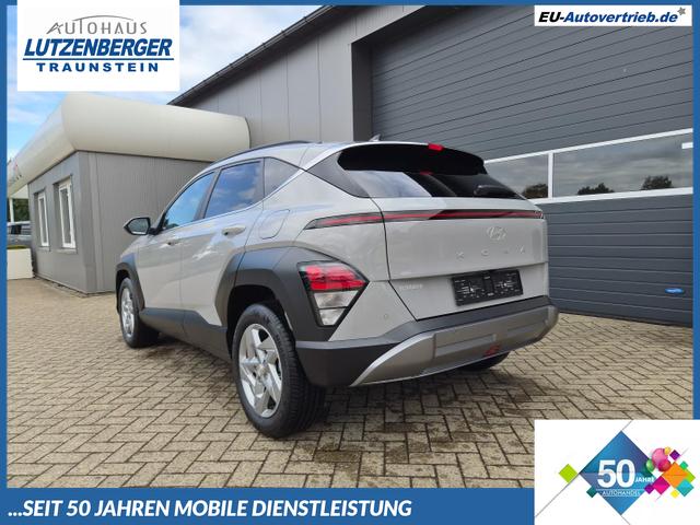 Hyundai KONA - Trend 1.6 T-GDI 150PS Automatik Voll-LED-Scheinw. Sitzheizung Lenkradheizung ACC Klimaautomatik Navi Touchscreen DAB+ Apple CarPlay + Android Auto PDC v+h R&uuml;ckf.Kamera 2xKeyless 17-LM