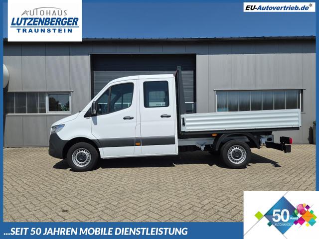 Mercedes-Benz Sprinter - 317 Pritsche Doppelkabine L2 2.0 CDi 170PS Automatik Heckantrieb 3,5t 6-Sitzer AHK Klimaautomatik Bluetooth DAB Apple CarPlay Android Auto R&uuml;ckf.Kamera Tempomat Ganzj.Reifen