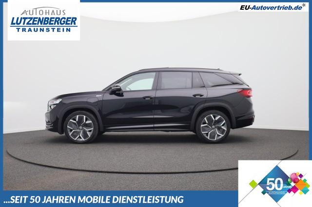 Skoda Kodiaq - Sportline 1.5 TSI 204PS PHEV DSG Sitzheizung v+h Frontscheibe beheizb. 20"LM schwenkb. AHK elektr. PanoDach Alcantara PDC R&uuml;ckf.Kamera Klimaautomatik Lenkradheizung Navi Apple CarPlay Android Auto 2xKeyless vollelektr. Reichweite 116KM