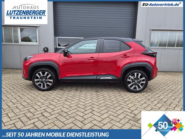 Toyota Yaris - Cross 1.5-l 130PS HEV Automatik Style Matrix-LED 4xKamera elektr. Heckklappe Sitzheizung Lenkradheizung Klimaautomatik Navi Bluetooth wireless Apple CarPlay + Android Auto ACC PDC v+h 18"LM