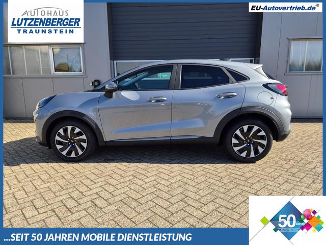 Ford Puma - Titanium 1.0 EcoBoost Hybrid 125PS Automatik R&uuml;ckf.Kamera Klimaautomatik Sitzheizung Lenkradheizung Frontscheibe beheizb. LED-Scheinwerfer SYNC4 Bluetooth Apple CarPlay Android Auto PDC v+h