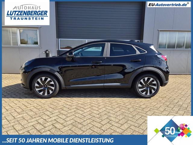 Ford Puma - Titanium 1.0 EcoBoost Hybrid 125PS Automatik abnehm. AHK ACC 4xKamera Klimaautomatik Sitzheizung Lenkradheizung Frontscheibe beheizb. LED-Scheinwerfer SYNC4 Bluetooth Apple CarPlay Android Auto PDC v+h