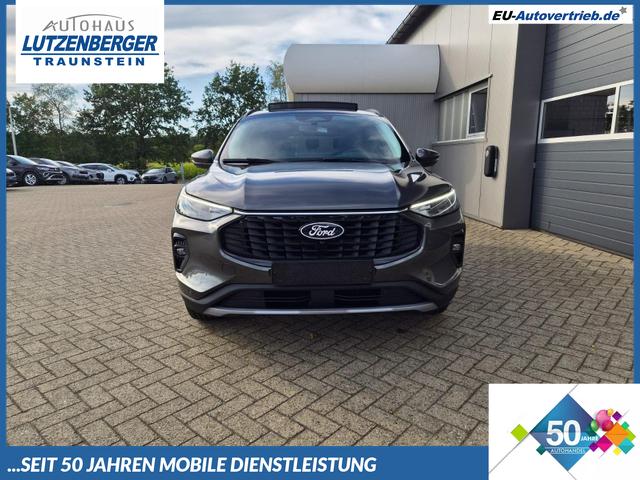 Ford Kuga - Titanium 243PS PHEV Automatik schwenkb. AHK elektr. PanoDach Sitzheizung v+h Lenkradheizung Frontscheibe beheizb. Klimaautomatik Navi SYNC4 Apple CarPlay Android Auto Touchscreen PDC 4xKamera 2xKeyless 17"LM vollelektr. Reichweite 66KM