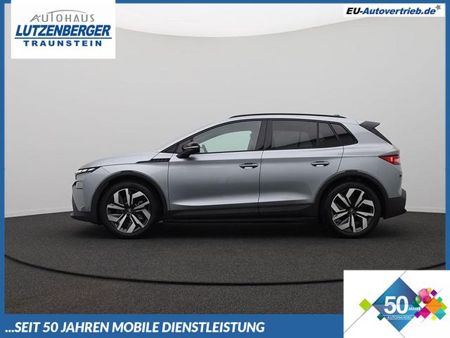 Skoda Elroq - 85 Sportline 286PS Automatik schwenkb. AHK Teil-Leder Klimaautomatik Sitzheizung v+h Lenkradheizung Frontscheibe beheizb. ACC R&uuml;ckf.Kamera PDC wireless Apple Carplay Android Auto 2xKeyless 20-LM vollelektr. Reichweite 561Km