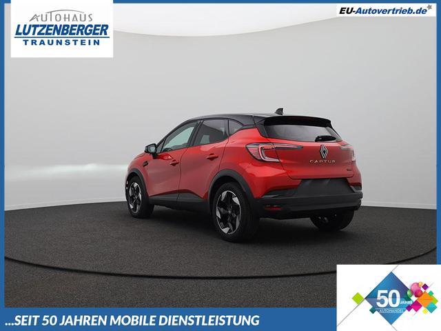 Renault Captur - Techno 1.8 E-TECH Full Hybrid 158PS Automatik Sitzheizung Lenkradheizung R&uuml;ckf.Kamera PDC v+h Klimaautomatik Navi abged.Scheiben Apple CarPlay Android Auto 2xKeyless 18"LM