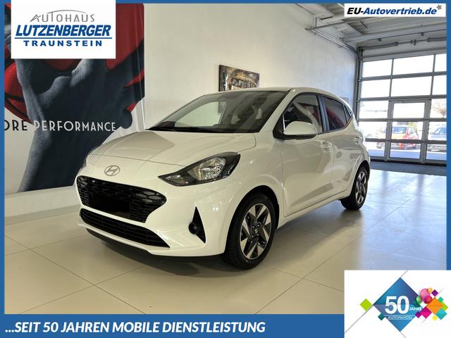 Hyundai i10 - GO+ 1.2 MT 58 kW (79 PS) 5 Jahre Herstellergarantie, Klimaautomatik, Navigationssystem, Apple CarPlay & Android Auto, Sitzheizung, Lenkradheizung, Einparkhilfe hinten, Rückfahrkamera, Privacy Glass, 15" Leichtmetallfelgen, uvm.
