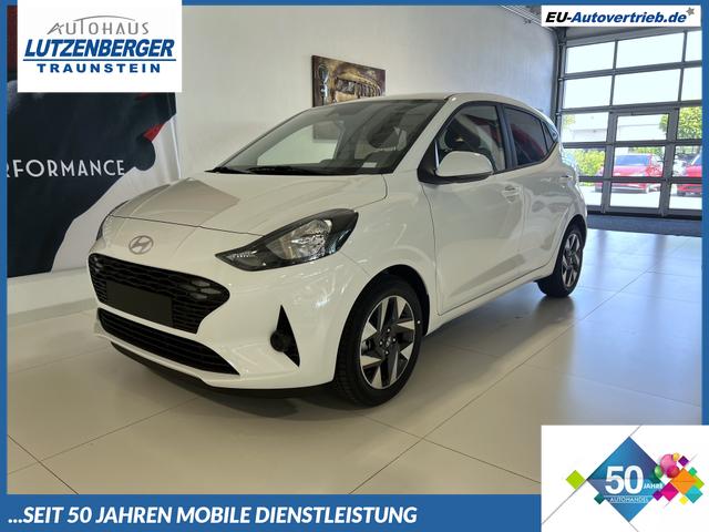 Hyundai i10 - i Line Plus 1,0 MT 49 kW (67 PS) Klimaanlage, Lenkradheizung, Sitzheizung, Höhenverstellbarer Fahrersitz, Radio, DAB, Android Auto & Apple CarPlay, Tempomat, Spurhalteassistent, Verkehrszeichenerkennung, Privacy Glass, 15 Z Leichtmetallfelgen, uvm.