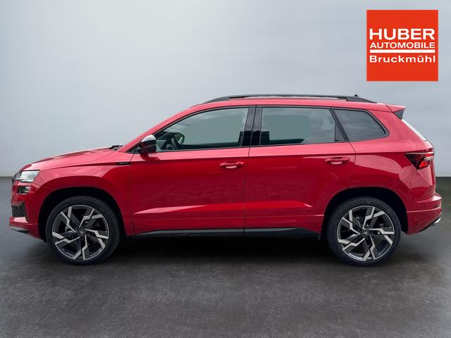 Skoda Karoq Sportline 1,5 TSI DSG 2ZKlimaautomatik Canton Anh&auml;ngerkupplung Totewinkel Assistent 2 x Einparkhilfe Kamera 19 Zoll Felgen adaptiver Tempomat 5J Garantie 