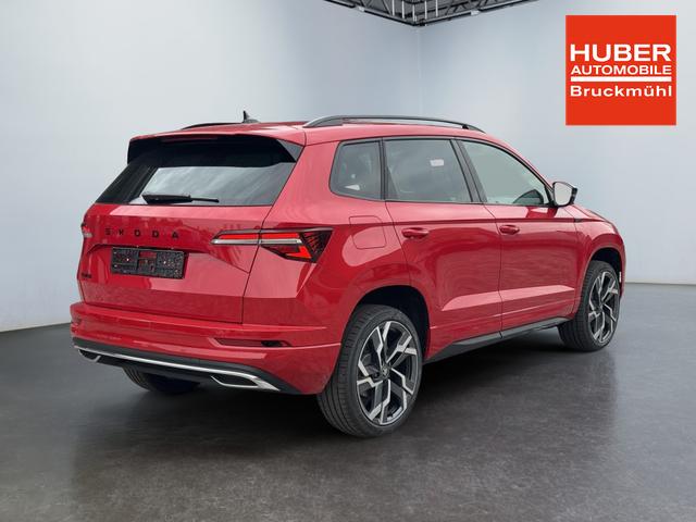 Skoda Karoq Sportline 1,5 TSI DSG 2ZKlimaautomatik Canton Anh&auml;ngerkupplung Totewinkel Assistent 2 x Einparkhilfe Kamera 19 Zoll Felgen adaptiver Tempomat 5J Garantie 