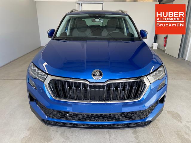 Skoda / Karoq / Blau / / / 150PS TDI DSG 4x4 AHK+Navi+ACC+Kamera+Sitzheiz+eHeck+GV5
