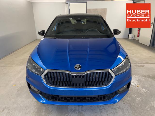 Skoda / Fabia / Blau / / / Selection 115PS DSG AHK+Dynamic+Kamera+Kessy+Alu16+Sitzheiz+Climatron+PDCvohi 