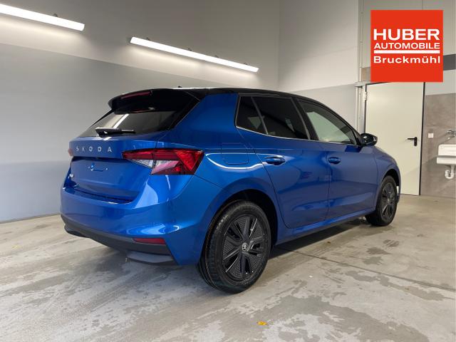 Skoda / Fabia / Blau / / / Selection 115PS DSG AHK+Dynamic+Kamera+Kessy+Alu16+Sitzheiz+Climatron+PDCvohi 