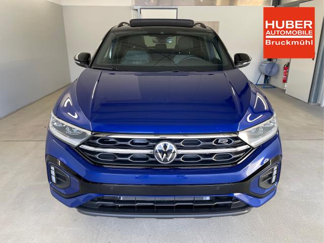 Volkswagen / T-Roc / Blau / / / 190PS 4M DSG Pano+AHK+Black+IQ.Light+IQ.Drive+eHeck+Kamera+Alu19