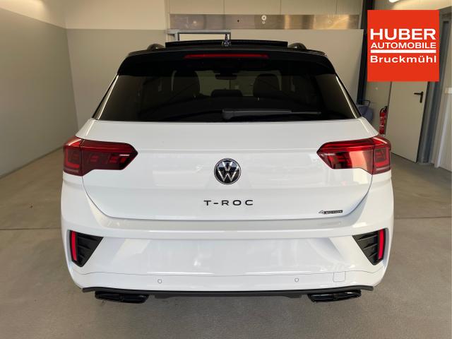 Volkswagen / T-Roc / Weiß / / / 190PS 4M DSG Pano+AHK+Black+IQ.Light+IQ.Drive+eHeck+Kamera+Alu19