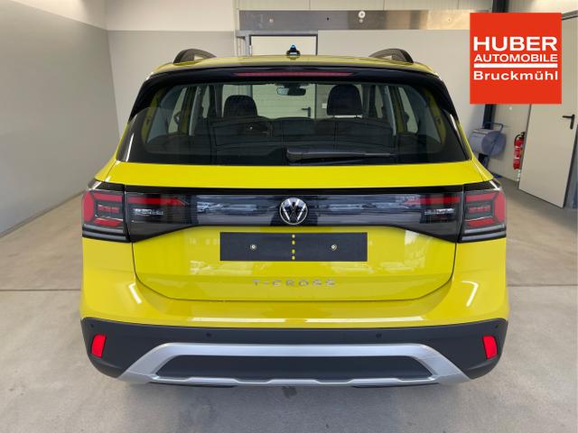 Volkswagen / T-Cross / Gelb / / / 95PS PDC vo+hi+Sitzheizung+App+Side+Travel+Stau+ACC+Klima