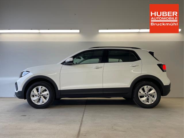 Volkswagen / T-Cross / Weiß / / / 95PS PDC vo+hi+Sitzheizung+App+Side+Travel+Stau+ACC+Klima