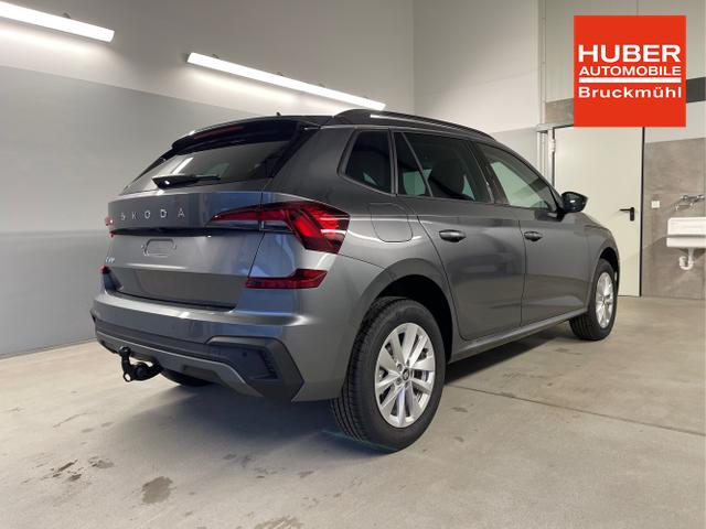 Skoda / KAMIQ / Grau / / / 115PS DSG Matrix+AHK+Kamera+PDC vor+hi+Kessy+Sitzheizung+GVL