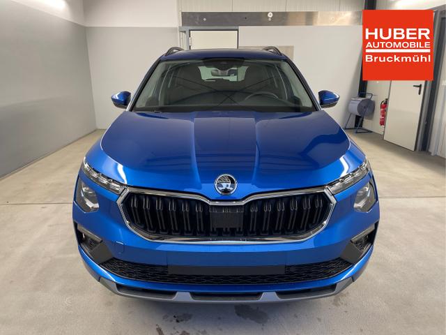 Skoda / KAMIQ / Blau / / / 115PS DSG Matrix+AHK+Kamera+PDC vor+hi+Kessy+Sitzheizung+GVL