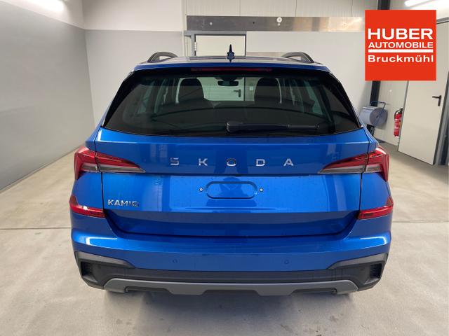 Skoda / KAMIQ / Blau / / / 115PS DSG Matrix+AHK+Kamera+PDC vor+hi+Kessy+Sitzheizung+GVL