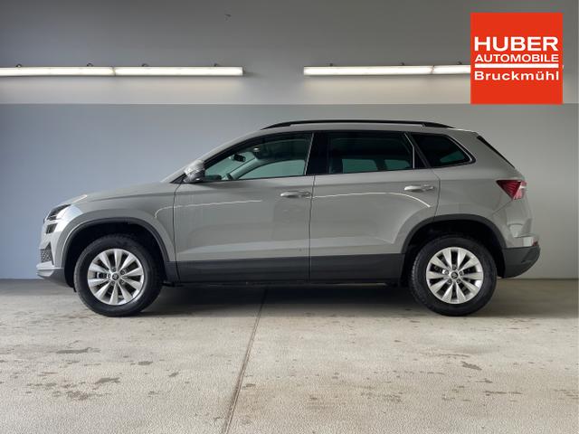 Skoda / Karoq / Grau / / / 150PS DSG AHK+Kamera+ACC+Kessy+Kamera+ParkPilot vo+hi+App