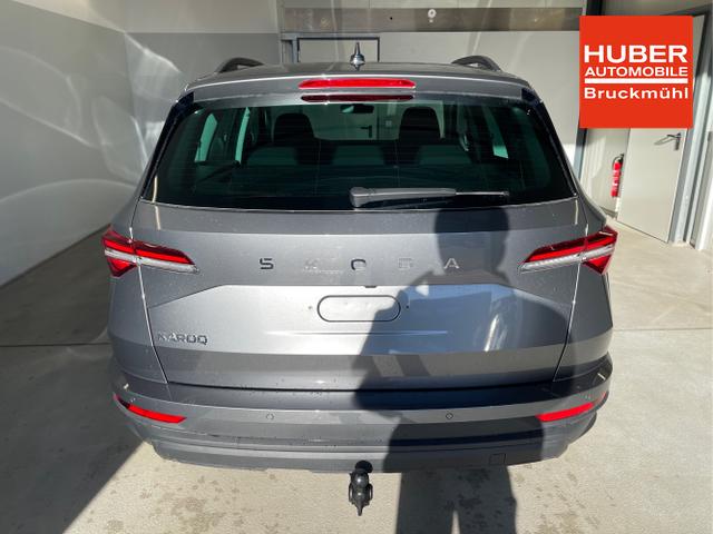 Skoda / Karoq / Grau / / / 150PS DSG AHK+Kamera+ACC+Kessy+Kamera+ParkPilot vo+hi+App