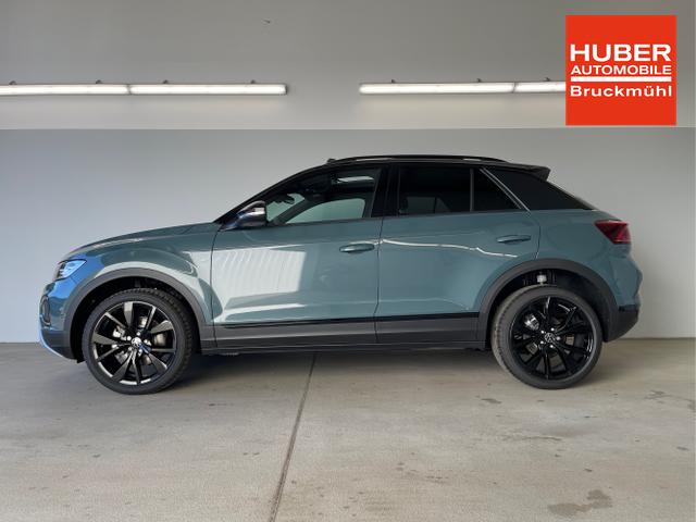 Volkswagen / T-Roc / Blau / / / TDI DSG Pano+Black Style+AHK+Navi+ergoActive+IQ.Drive+Kamera+Keyless