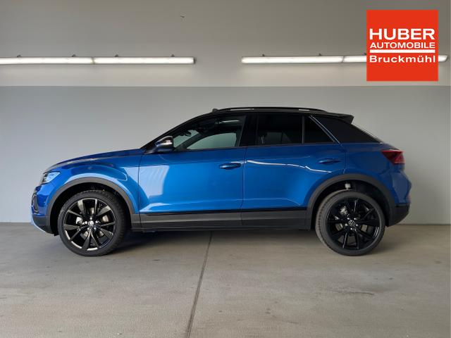 Volkswagen / T-Roc / Blau / / / TDI DSG Pano+Black Style+AHK+Navi+ergoActive+IQ.Drive+Kamera+Keyless