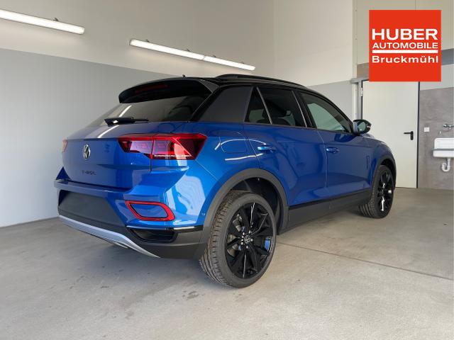 Volkswagen / T-Roc / Blau / / / TDI DSG Pano+Black Style+AHK+Navi+ergoActive+IQ.Drive+Kamera+Keyless