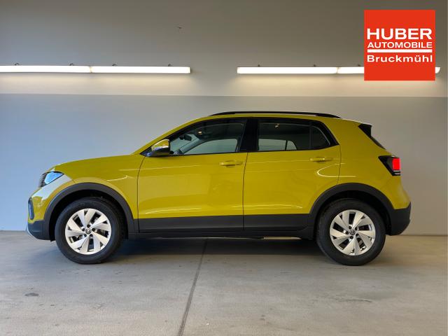Volkswagen / T-Cross / Gelb / / / 95PS PDC vo+hi+Shz+App+Side+Travel