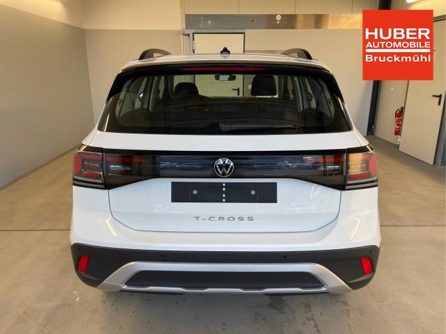 Volkswagen / T-Cross / Weiß / / / 95PS PDC vo+hi+Shz+App+Side+Travel