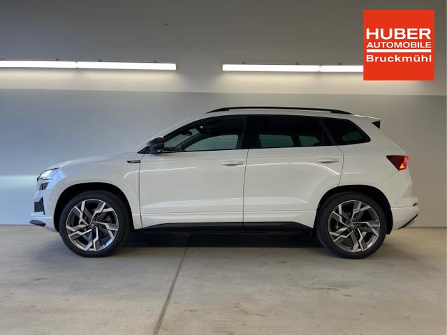 Skoda / Karoq / Wei&szlig; / / / TSI 4x4 360&deg;+19 Zoll+Navi+AHK+360&deg;+ACC+Frontscheibe beheizbar+Travel Assist