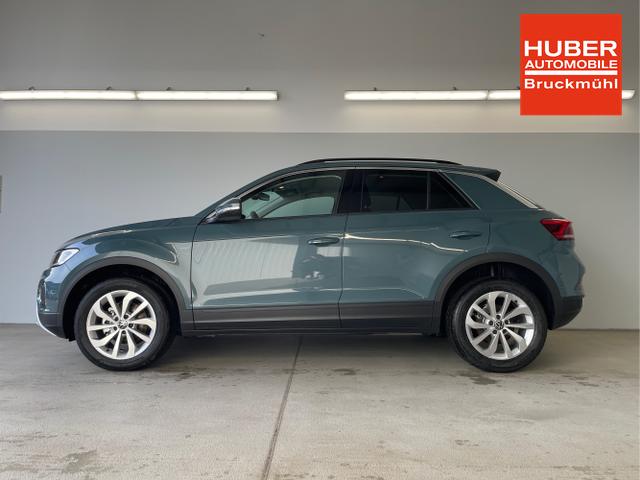 Volkswagen / T-Roc / Blau / / / 150PS AHK+Keyless+Kamera+ACC+Sitzheiz+Climatronic+Alu17