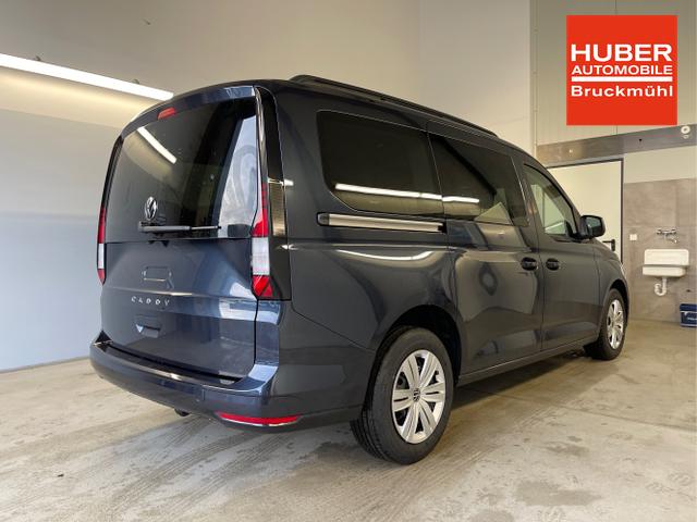 Volkswagen / Caddy / Blau / / / 115PS DSG AHK+7 Sitze+Kamera+App-Connect+Winterpaket+ACC+SideAssist