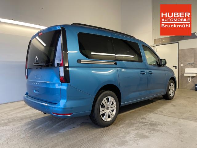 Volkswagen / Caddy / Blau / / / 115PS DSG AHK+7 Sitze+Kamera+App-Connect+Winterpaket+ACC+SideAssist