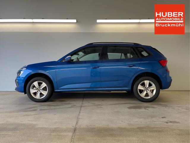 Skoda / KAMIQ / Blau / / / 115PS DSG AHK+16 Zoll Alu+Sitzheizung+App-Connect+GVL
