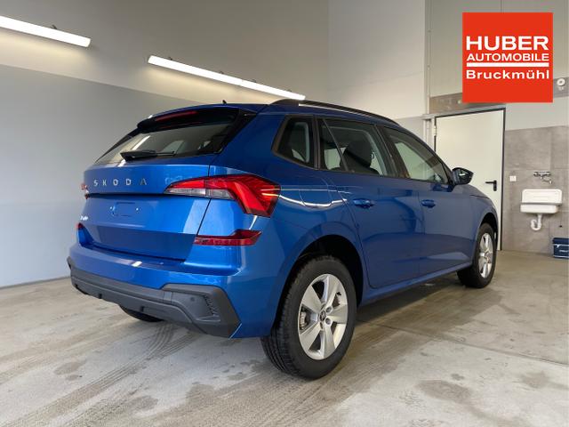 Skoda / KAMIQ / Blau / / / 115PS DSG AHK+16 Zoll Alu+Sitzheizung+App-Connect+GVL