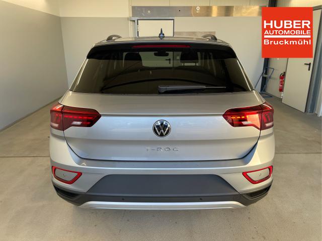 Volkswagen / T-Roc / Silber / / / 150PS AHK+Keyless+Kamera+ACC+Sitzheiz+Climatronic+Alu17