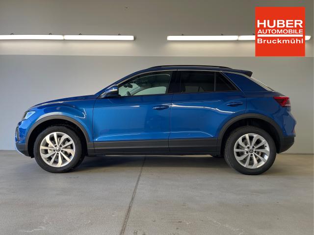 Volkswagen / T-Roc / Blau / / / 150PS AHK+Keyless+Kamera+ACC+Sitzheiz+Climatronic+Alu17