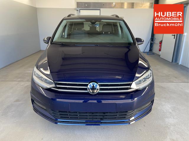 Volkswagen / Touran / Blau / / / 1.5 TSI DSG 7Sitz+AHK+IQ.Light+Kamera+Navi+eHeck+Keyless+Sitzheiz