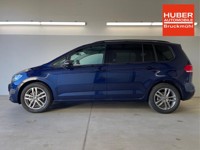 Volkswagen / Touran / Blau / / / 1.5 TSI DSG 7Sitz+AHK+IQ.Light+Kamera+Navi+eHeck+Keyless+Sitzheiz