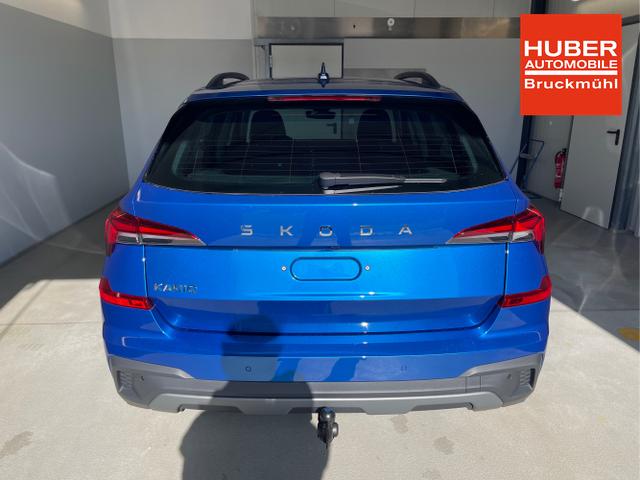 Skoda / KAMIQ / Blau / / / 115PS DSG Matrix+AHK+Kamera+PDC vor+hi+Kessy+Sitzheizung+GVL