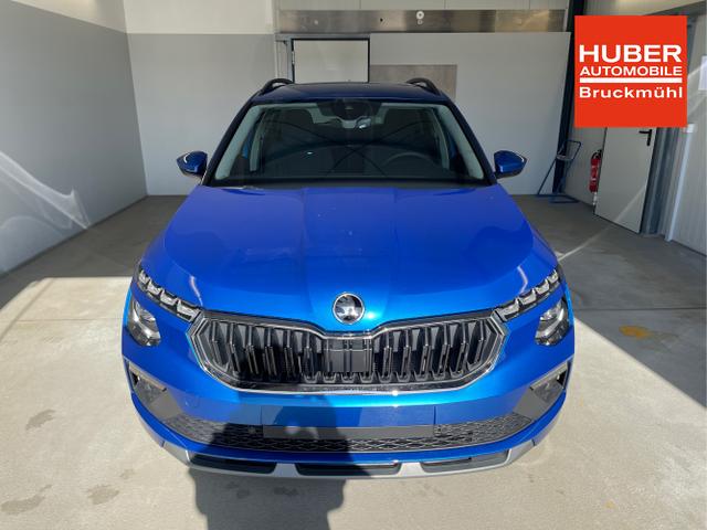 Skoda / KAMIQ / Blau / / / 115PS DSG Matrix+AHK+Kamera+PDC vor+hi+Kessy+Sitzheizung+GVL