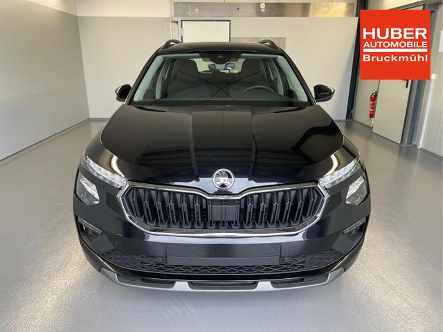 Skoda / KAMIQ / Schwarz / / / 115PS AHK+Kessy+PDC vo+hi+Alarm+Kamera+Climatronic+App Connect