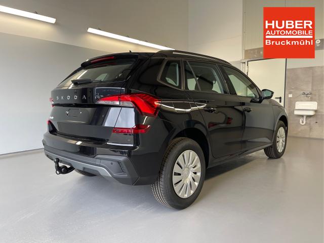 Skoda / KAMIQ / Schwarz / / / 115PS AHK+Kessy+PDC vo+hi+Alarm+Kamera+Climatronic+App Connect