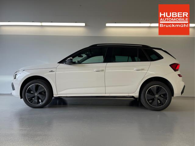 Skoda / KAMIQ / Wei&szlig; / / / 115PS DSG AHK+Navi+Matrix+GV5+Pano+Kessy+Kamera+Alu17+Sitzheiz