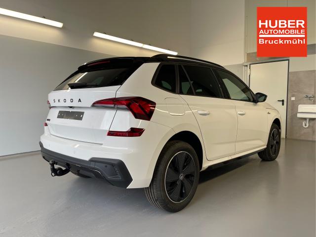Skoda / KAMIQ / Wei&szlig; / / / 115PS DSG AHK+Navi+Matrix+GV5+Pano+Kessy+Kamera+Alu17+Sitzheiz