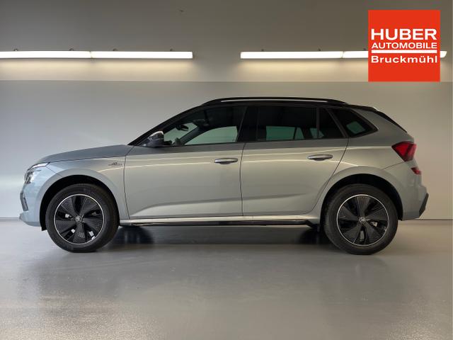 Skoda / KAMIQ / Silber / / / 115PS DSG AHK+Navi+Matrix+GV5+Pano+Kessy+Kamera+Alu17+Sitzheiz