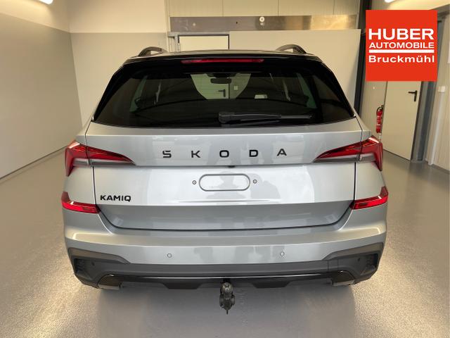 Skoda / KAMIQ / Silber / / / 115PS DSG AHK+Navi+Matrix+GV5+Pano+Kessy+Kamera+Alu17+Sitzheiz