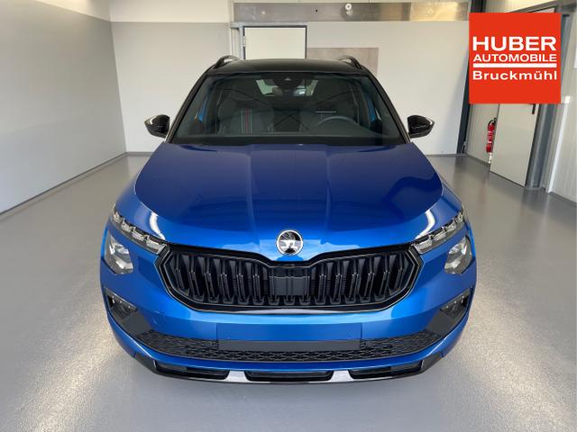 Skoda / KAMIQ / Blau / / / 115PS DSG AHK+Navi+Matrix+GV5+Pano+Kessy+Kamera+Alu17+Sitzheiz