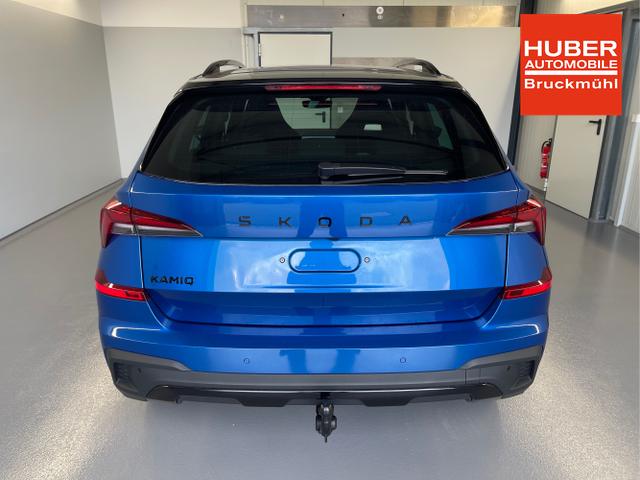 Skoda / KAMIQ / Blau / / / 115PS DSG AHK+Navi+Matrix+GV5+Pano+Kessy+Kamera+Alu17+Sitzheiz
